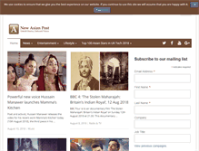 Tablet Screenshot of newasianpost.com